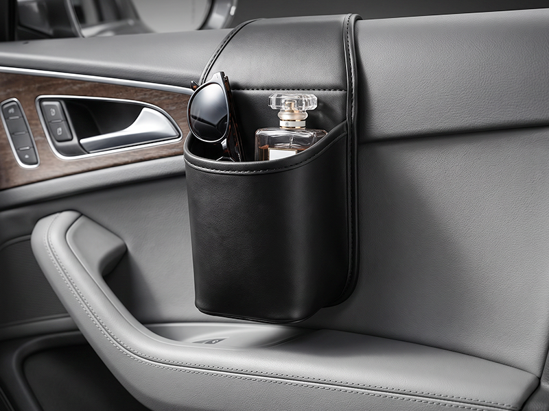 SilkEase™ Porte-Gobelet de Portière en Cuir | Support Universel pour Voiture