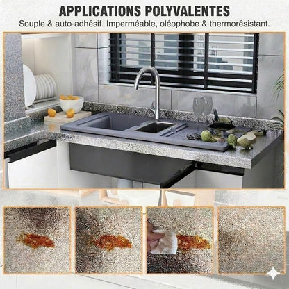 Film Auto-Adhésif de Cuisine – Anti-Huile & Protection