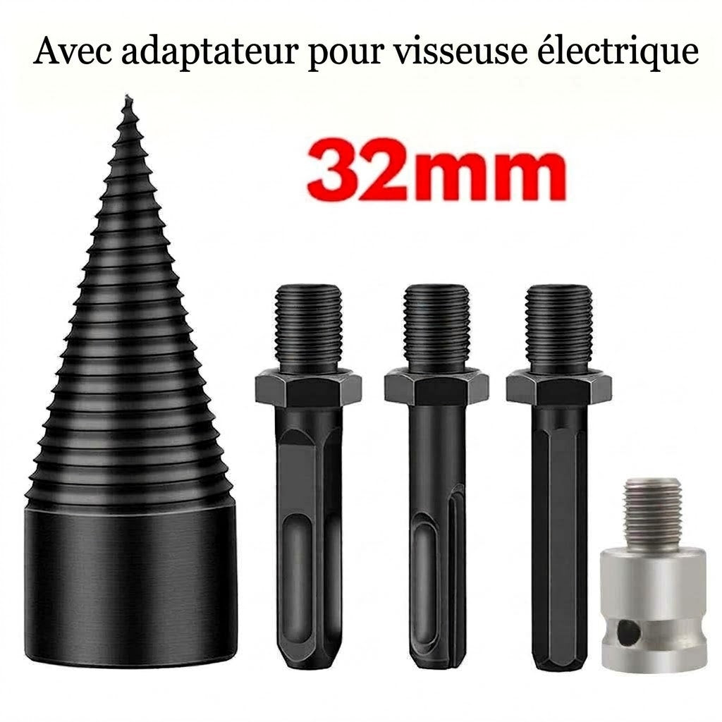 VaraLiving™ Foret Fendeur de Bûches pour Perceuse
