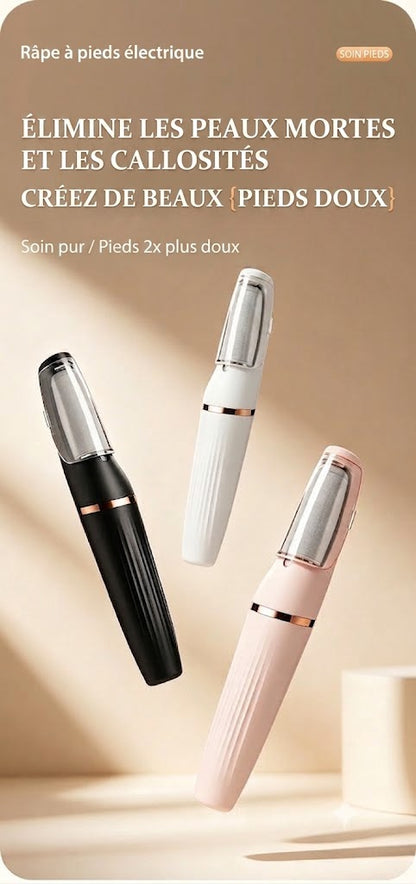 [ACHETEZ 1, OBTENEZ-EN 1 GRATUIT] Râpe anti-callosités électrique améliorée SilkEase™ | Lime à pieds rechargeable