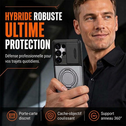 Coque antichoc pour Samsung avec porte-cartes caché FISHING™ | Protection 2-en-1