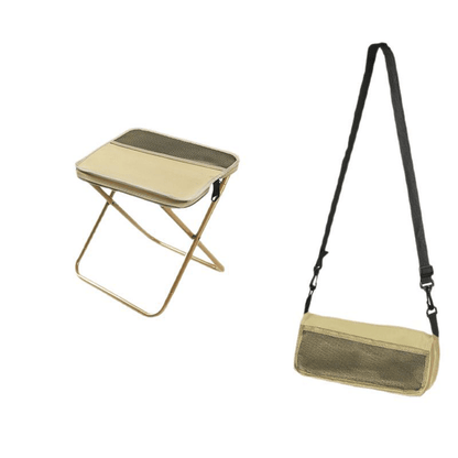 Mini Tabouret Pliant & Sac de Transport