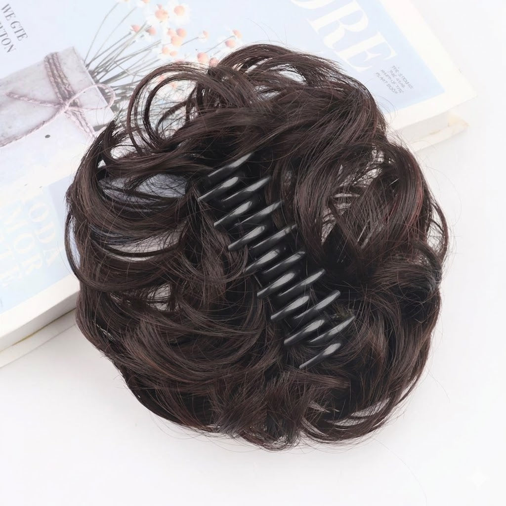 Chignon Flou avec Pince Crabe – Une Coiffure Parfaite en Quelques Secondes OFFRE : 1+1 GRATUIT !