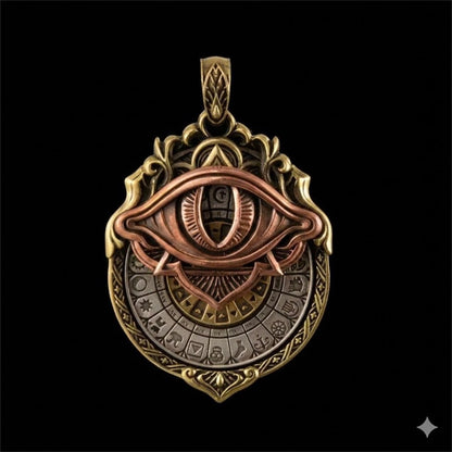 Pendentif Tarot Fait Main – Sagesse Cosmique