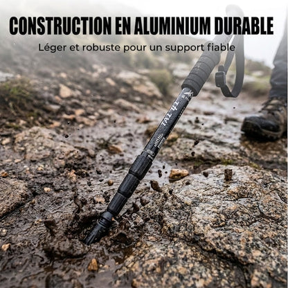 Bâtons de Randonnée Réglables en Aluminium – Robustes & Anti-Chocs
