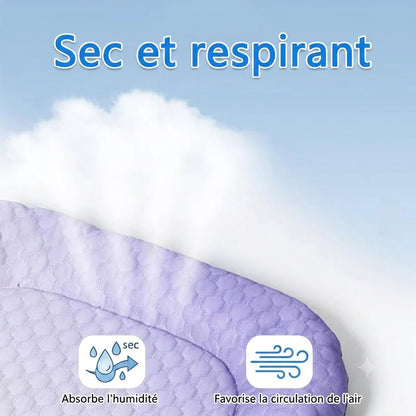 Tapis Rafraîchissant 3D pour Chiens & Chats – Lit d'Été Respirant avec Billes de Gel