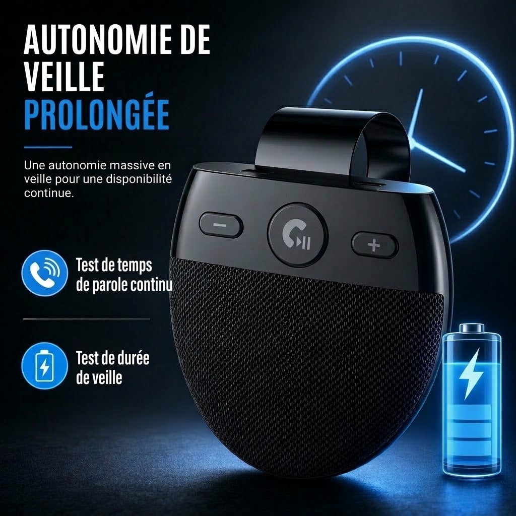 VaraLiving™ Haut-Parleur Bluetooth Mains Libres pour Voiture (SP11)