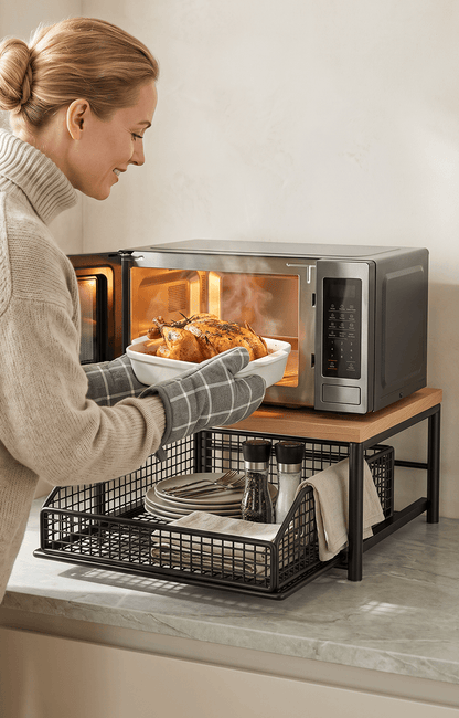 Support pour micro-ondes et étagère de cuisine polyvalente OmniLiving™