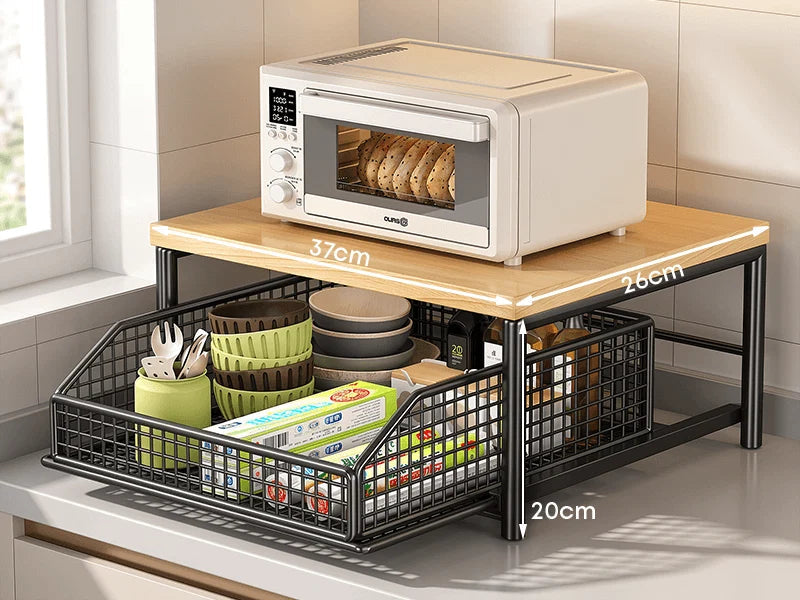 Support pour micro-ondes et étagère de cuisine polyvalente OmniLiving™