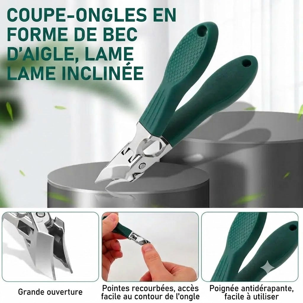 [ACHETEZ 1, OBTENEZ-EN 1 GRATUIT] Coupe-ongles Incliné à Bec d'Aigle SilkEase™ | Pince Professionnelle pour Ongles Incarnés