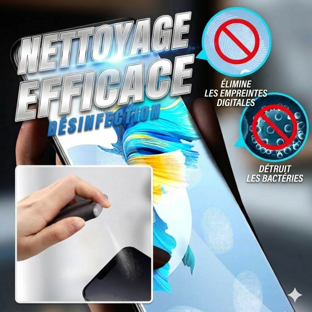 Nettoyeur d'Écran 2-en-1 – Portable & Lavable