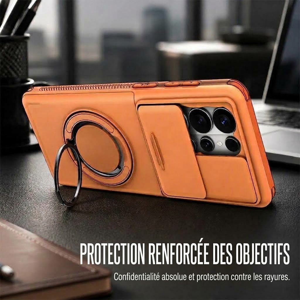 Coque antichoc pour Samsung avec porte-cartes caché FISHING™ | Protection 2-en-1