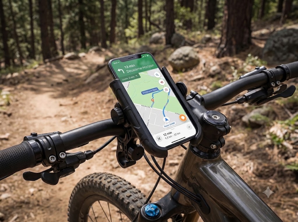 Support de téléphone pour vélo et moto avec fixation rapide - Navigation sécurisée