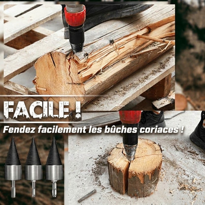 VaraLiving™ Foret Fendeur de Bûches pour Perceuse
