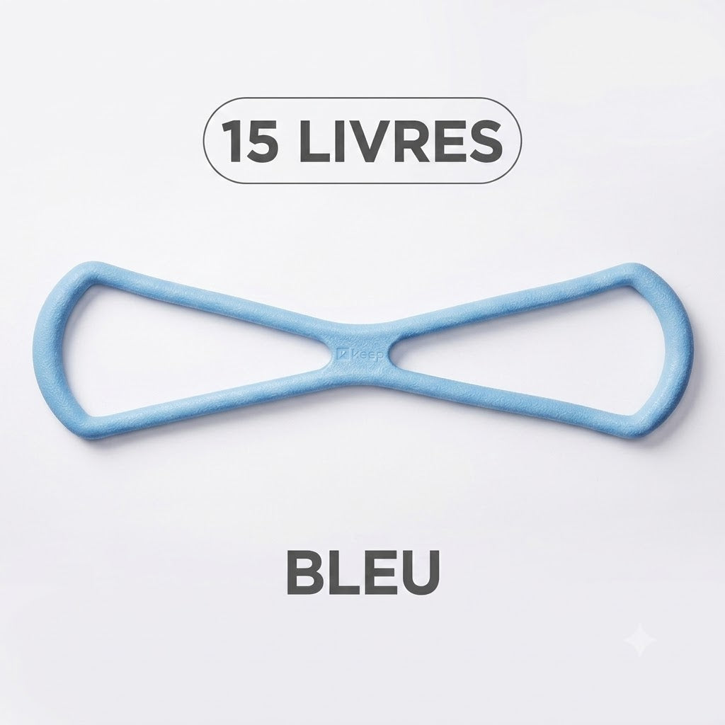 Bande d'extension en 8 pour musculation - Élastique de fitness fitness corps entier