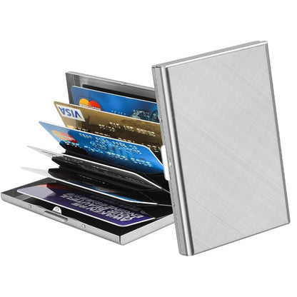 Porte-cartes RFID en acier inoxydable NovaPulse™ (antivol / plusieurs compartiments)