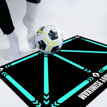 Tapis d'entraînement de football antidérapant NovaPulse™ (tapis d'agilité silencieux)