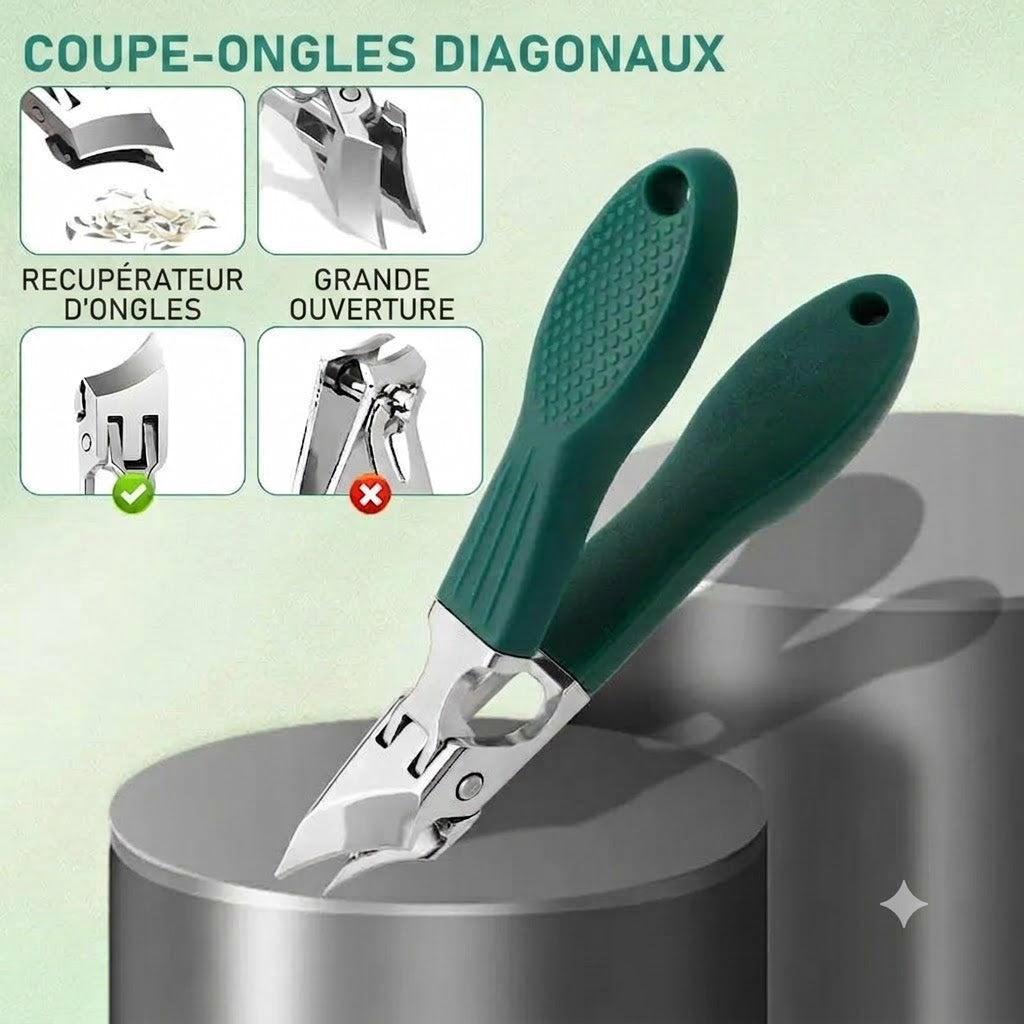 [ACHETEZ 1, OBTENEZ-EN 1 GRATUIT] Coupe-ongles Incliné à Bec d'Aigle SilkEase™ | Pince Professionnelle pour Ongles Incarnés