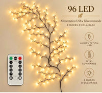 96 LED – USB (8 Modes + Télécommande)
