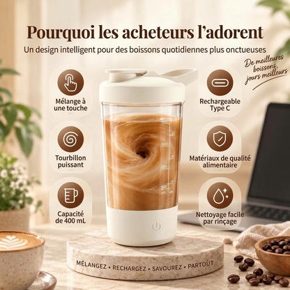 OmniLiving™ Mug Magnétique Auto-Mélangeur Automatique
