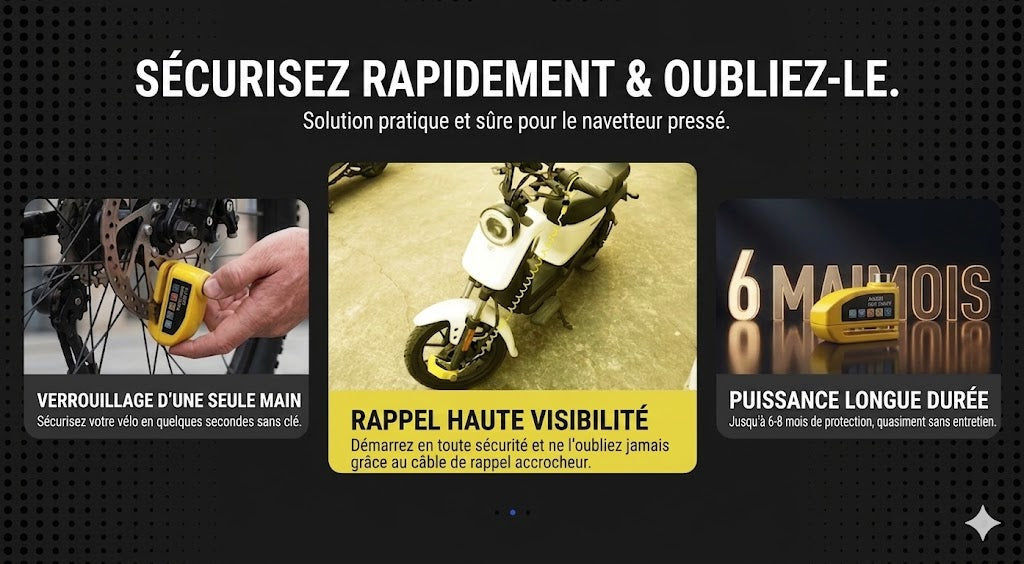 Bloque-disque Intelligent avec Alarme