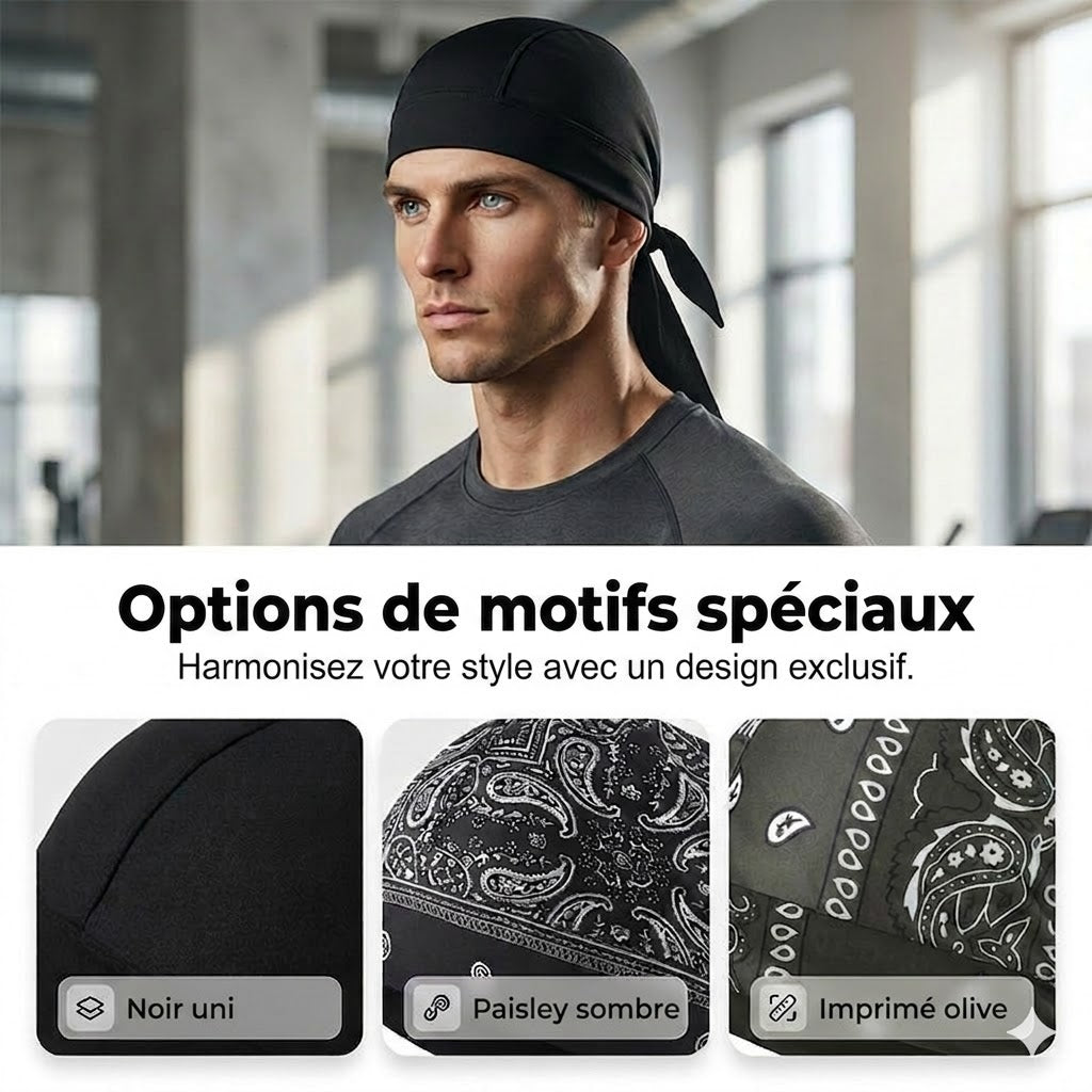 OFFRE : 1 ACHETÉ = 1 OFFERT ! 💨 Bandana de Sport Respirant – Ajustable & Anti-Transpiration