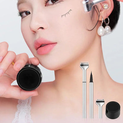 Set Eyeliner & Tampon Cils Inférieurs 2-en-1 – (OFFRE 1+1 OFFERT )