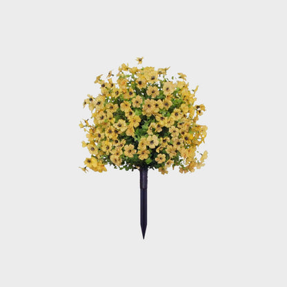 Bouquet Artificiel d'Eucalyptus & Violettes