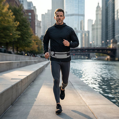 Ceinture de course élastique et banane VeloPack™ | Sac banane résistant à l'eau pour la course et l'entraînement