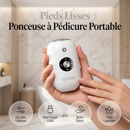 Rape à Pieds Électrique Portable – Rénovateur de Talons Automatique Anti-Callosités