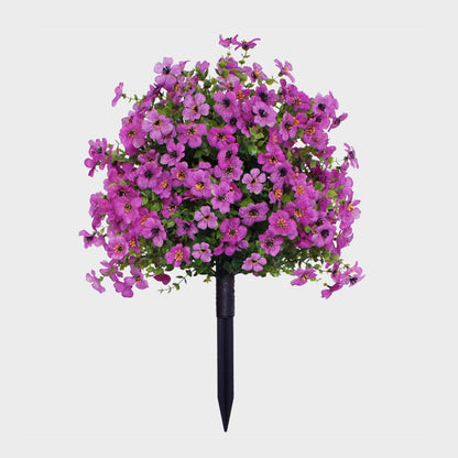 Bouquet Artificiel d'Eucalyptus & Violettes