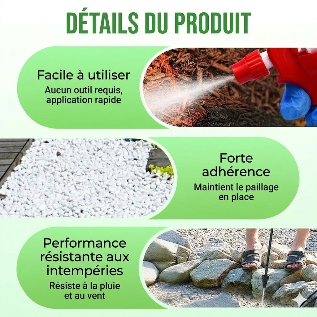 Colle de Jardin Haute Performance – Séchage Rapide & Résistance Extrême (Pierre, Bois, Céramique)