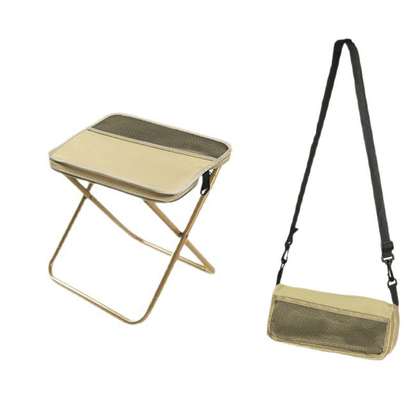 Mini Tabouret Pliant & Sac de Transport