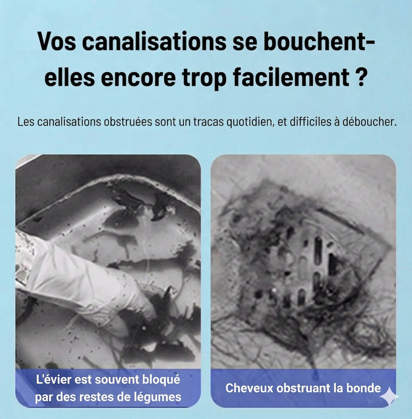 Griffe de Débouchage Flexible à Ressort – Outil 2-en-1 pour Canalisations et Récupération d'Objets