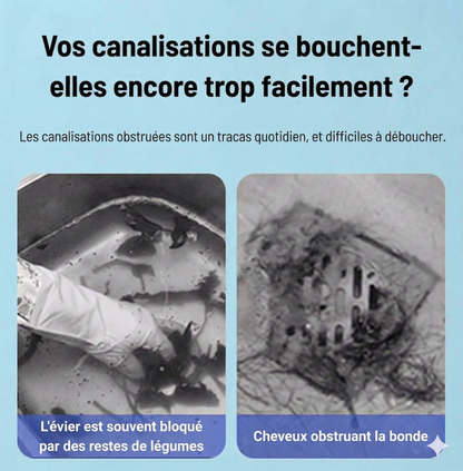 Griffe de Débouchage Flexible à Ressort – Outil 2-en-1 pour Canalisations et Récupération d'Objets