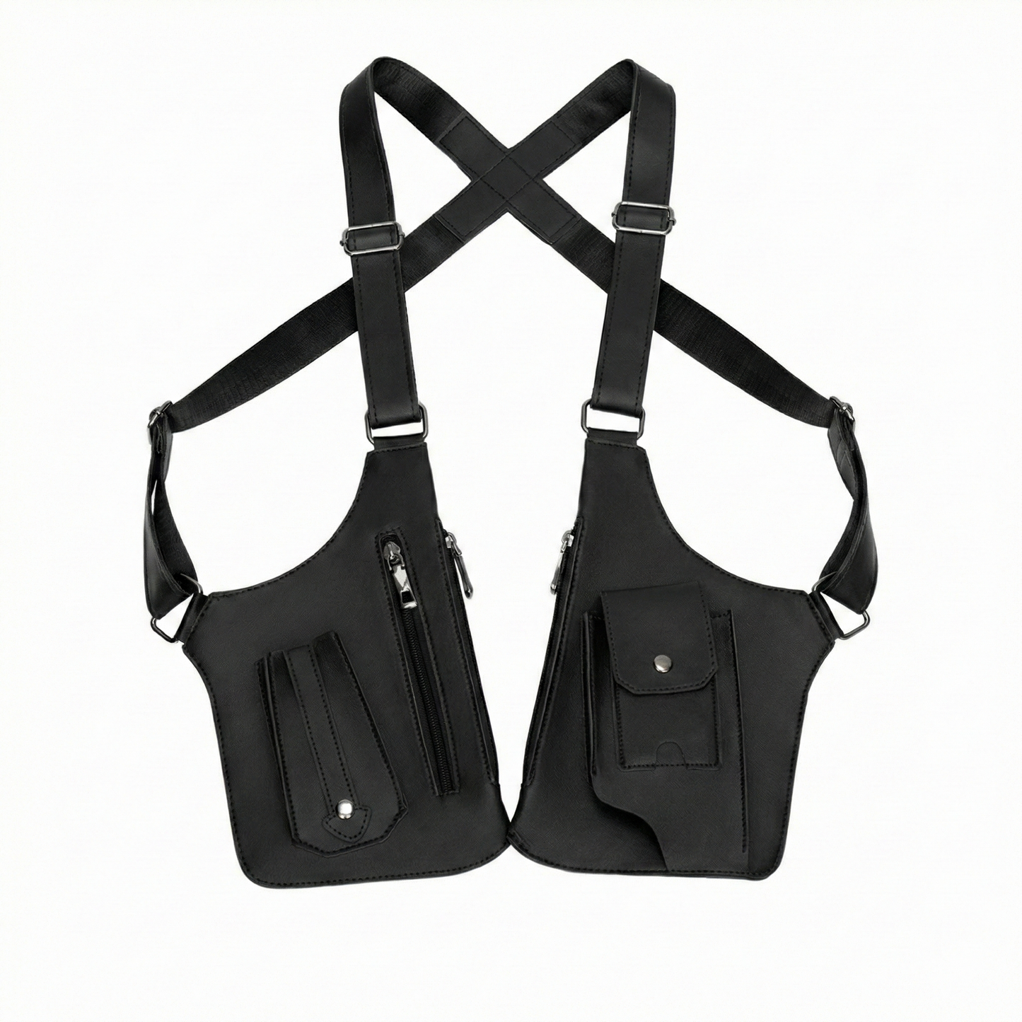 Sacoche d'Aisselle Antivol pour Homme et Femme – Sac d'Épaule Discret pour Téléphone, Portefeuille et Clés