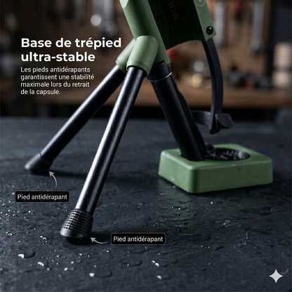 Décapsuleur "Mortier" Robuste – Design Militaire en Métal