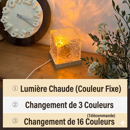 Projecteur Effet d'Eau 3D – 16 Couleurs Dynamiques