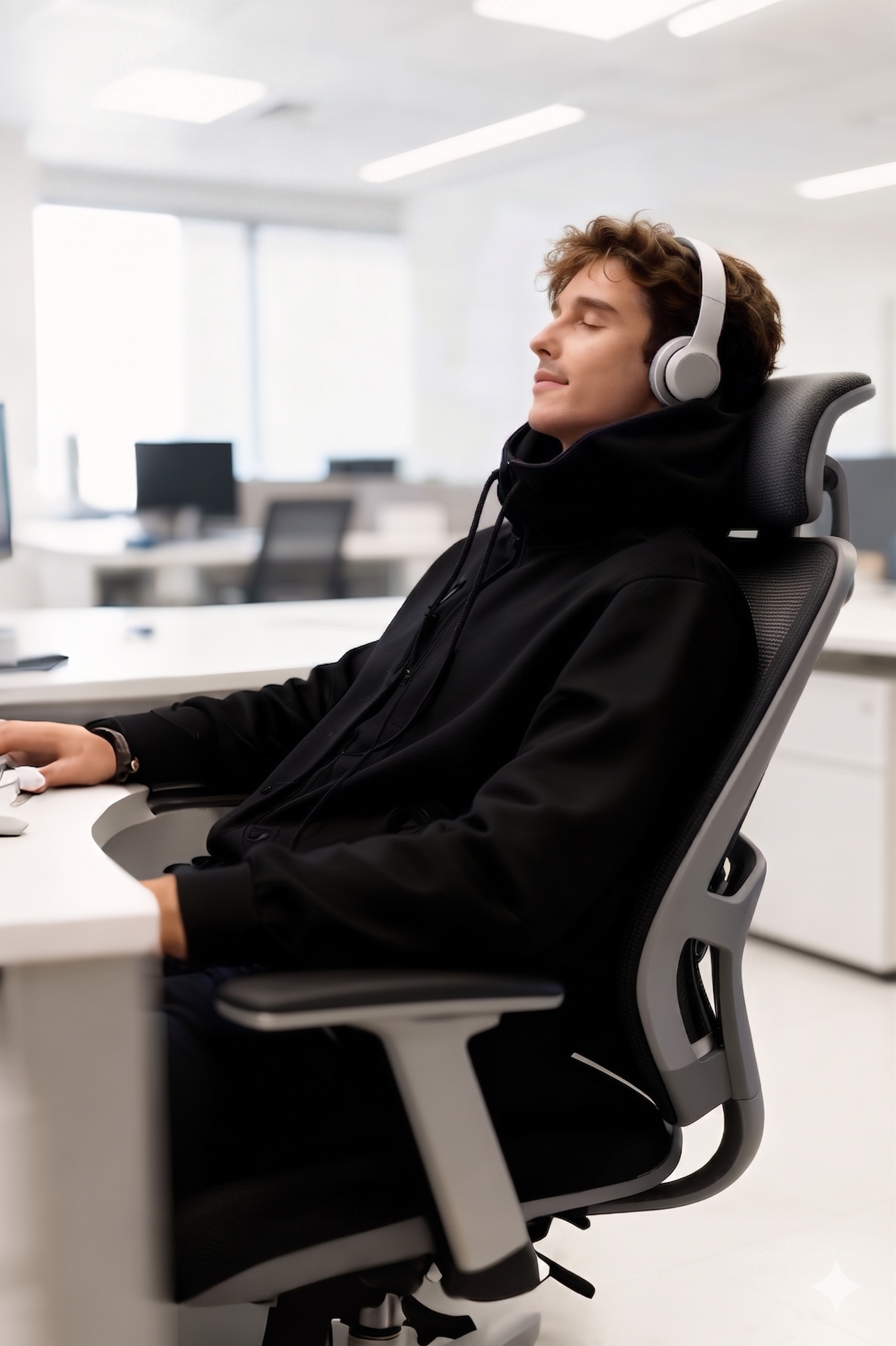 Hoodie de Voyage 2026 – Oreiller Gonflable Intégré & Confort Premium