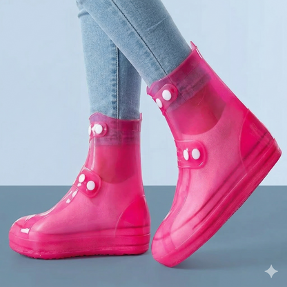 Couvre-chaussures Imperméables en Silicone – Antidérapants et Ultra-Résistants pour la Pluie