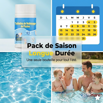Pastilles de Nettoyage Piscine – Eau Cristalline & Protection Totale