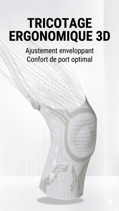 Genouillère de Compression Élastique – Prévention des Blessures et Soulagement des Douleurs (Running, Padel, Fitness)