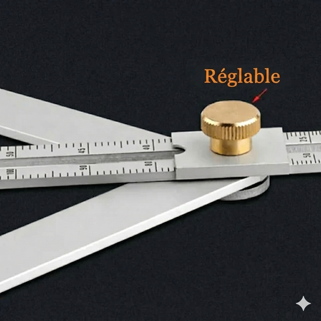 Règle Multi-Angle Professionnelle – Précision & Qualité Architecte