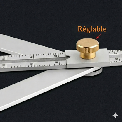 Règle Multi-Angle Professionnelle – Précision & Qualité Architecte