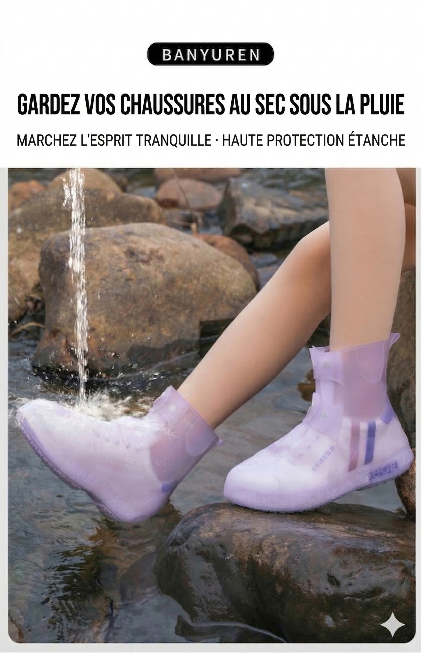 Couvre-chaussures Imperméables en Silicone – Antidérapants et Ultra-Résistants pour la Pluie