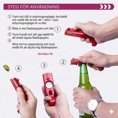 Décapsuleur Pistolet Lance-Capsules – Le Gadget Fun pour l'Apéro