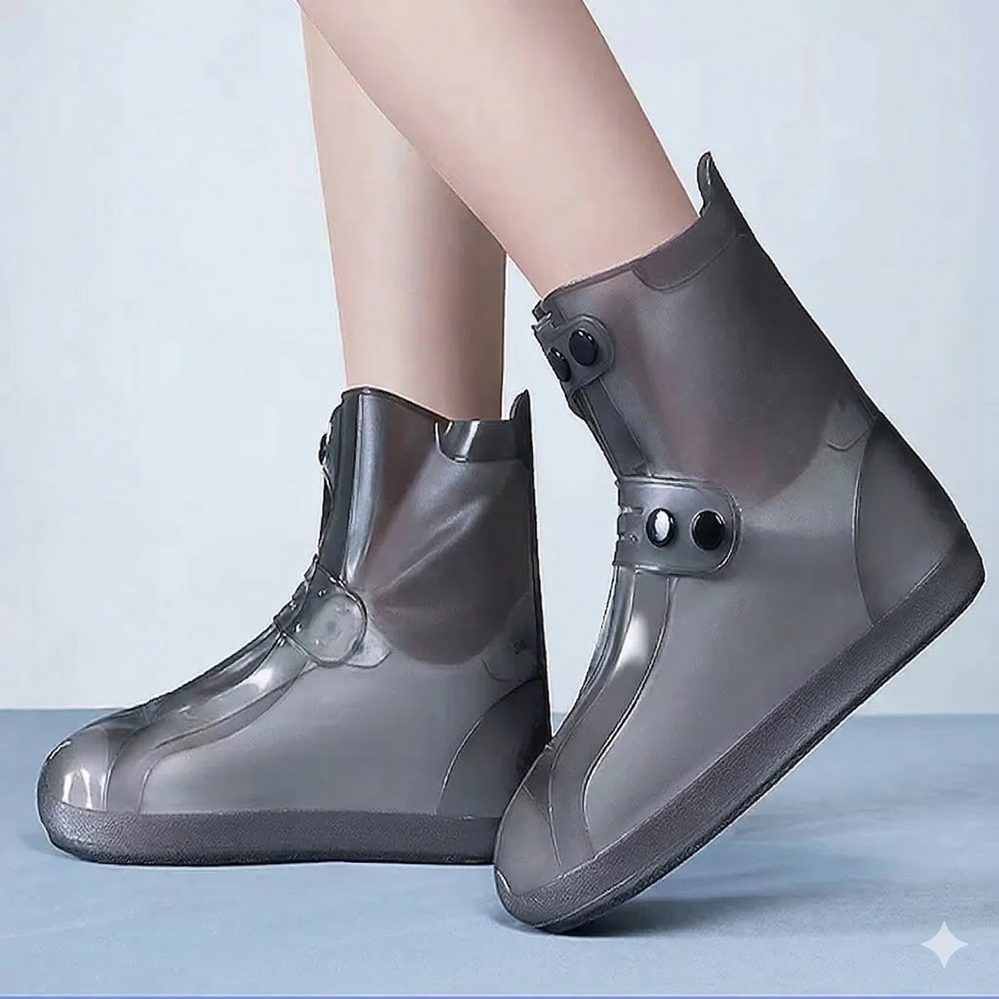 Couvre-chaussures Imperméables en Silicone – Antidérapants et Ultra-Résistants pour la Pluie