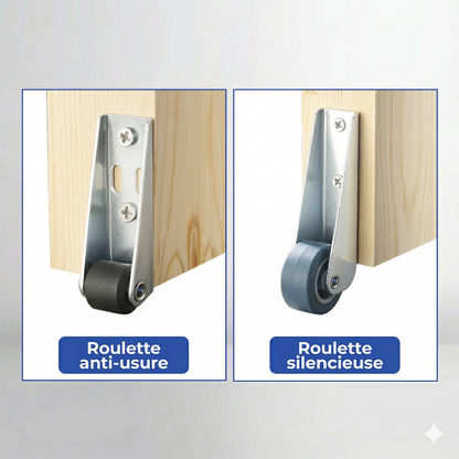 Roue de Support Robuste pour Portes et Portails (Max 150 kg) – 1 ACHETÉ = 1 OFFERT !