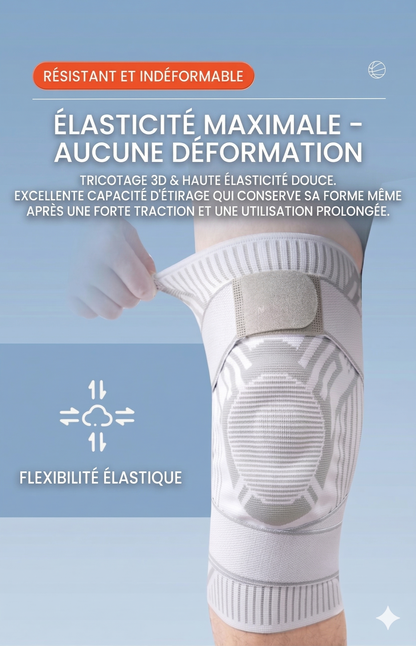 Genouillère de Compression Élastique – Prévention des Blessures et Soulagement des Douleurs (Running, Padel, Fitness)