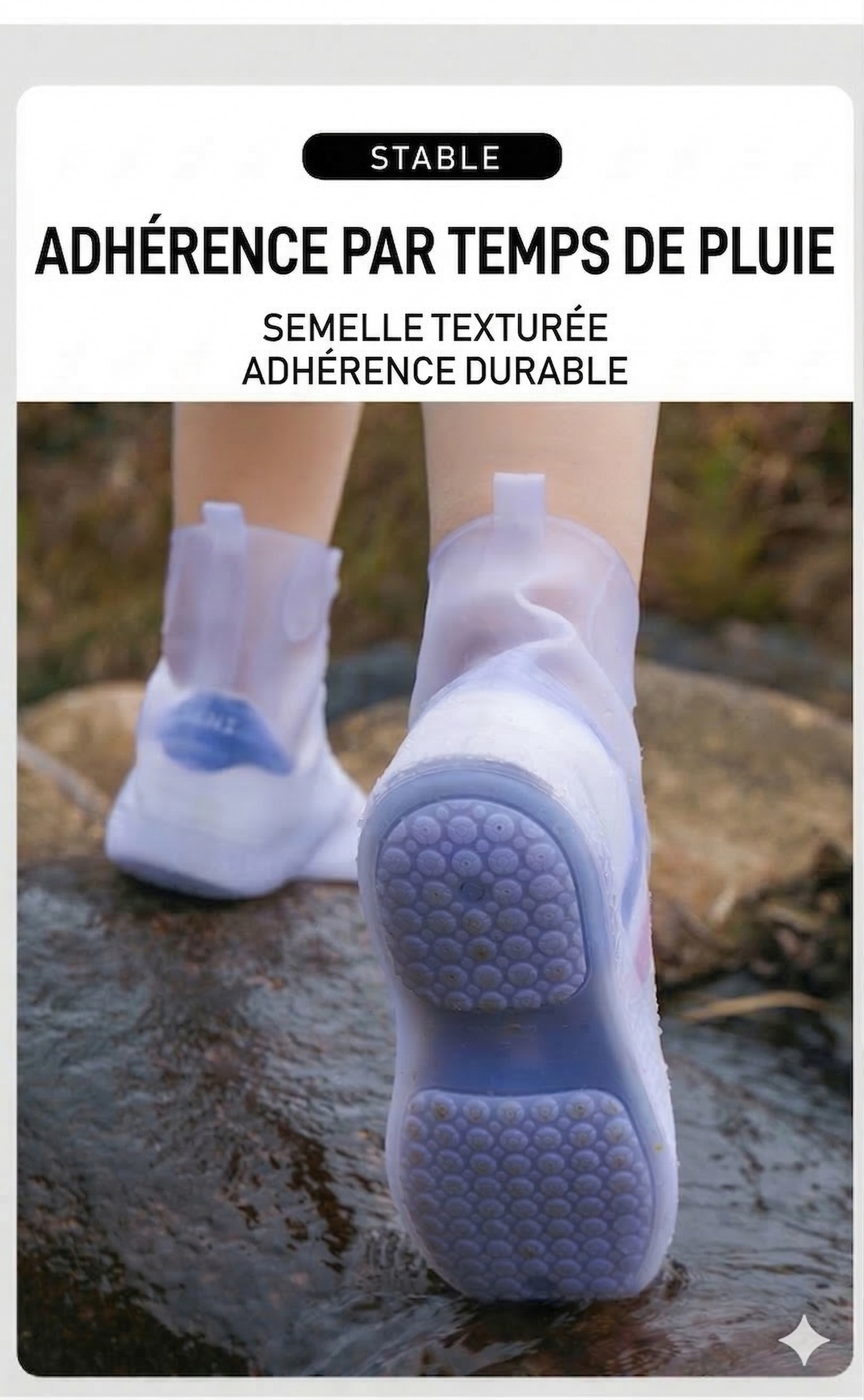 Couvre-chaussures Imperméables en Silicone – Antidérapants et Ultra-Résistants pour la Pluie